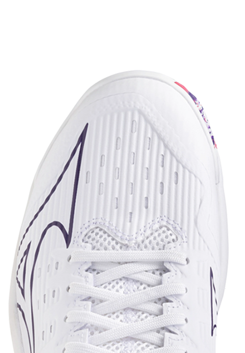 Mizuno Wave Leopardus - White/Violet Indigo/Camellia Rose