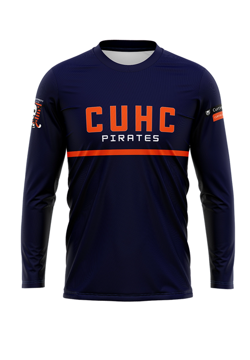 Curtin Uni Pirates Longsleeve Training Shirt Unisex