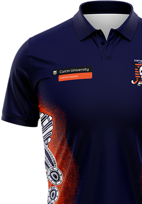 Curtin Uni Pirates Indigenous Polo Men