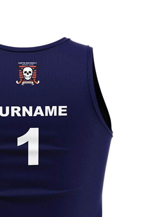 Curtin Uni Pirates Training Singlet Womens