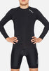 2XU Core Compression L/S Top Youth Black/Silver