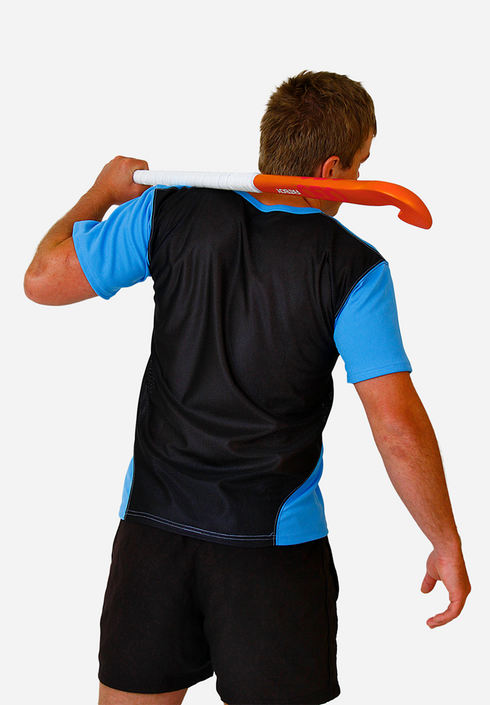 OBO Goalie Smock Short Sleeve Tight Blue/Black