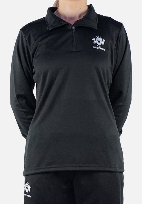 Gryphon Training Midlayer 1/4 Zip Jumper Womens Black