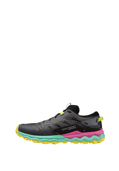 Mizuno Wave Daichi 7 Womens - Iron Gate/Ebony/Fuchsia Fedora