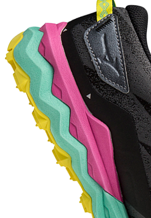 Mizuno Wave Daichi 7 Womens - Iron Gate/Ebony/Fuchsia Fedora