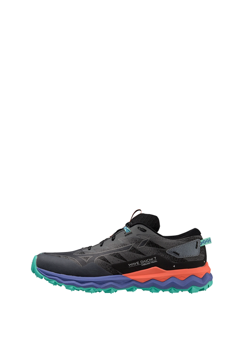 Mizuno Wave Daichi 7 Mens - Iron Gate/Ebony/Living Coral