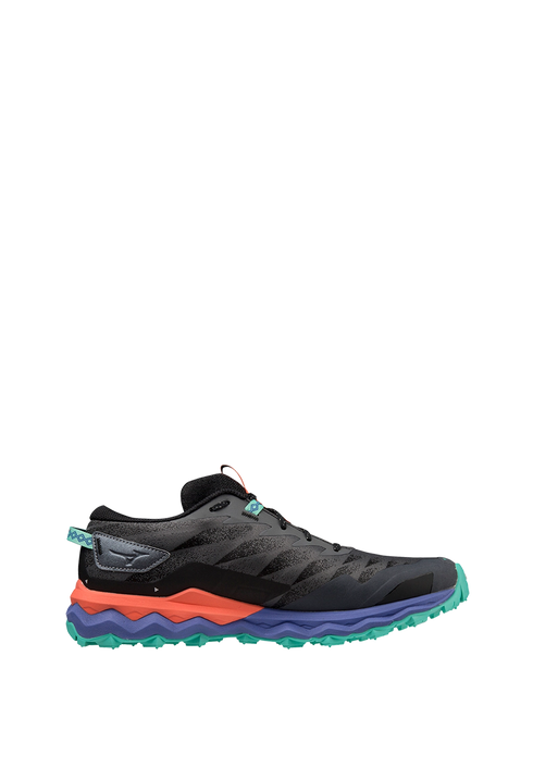 Mizuno Wave Daichi 7 Mens - Iron Gate/Ebony/Living Coral