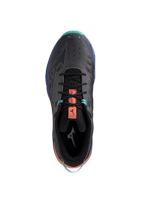 Mizuno Wave Daichi 7 Mens - Iron Gate/Ebony/Living Coral