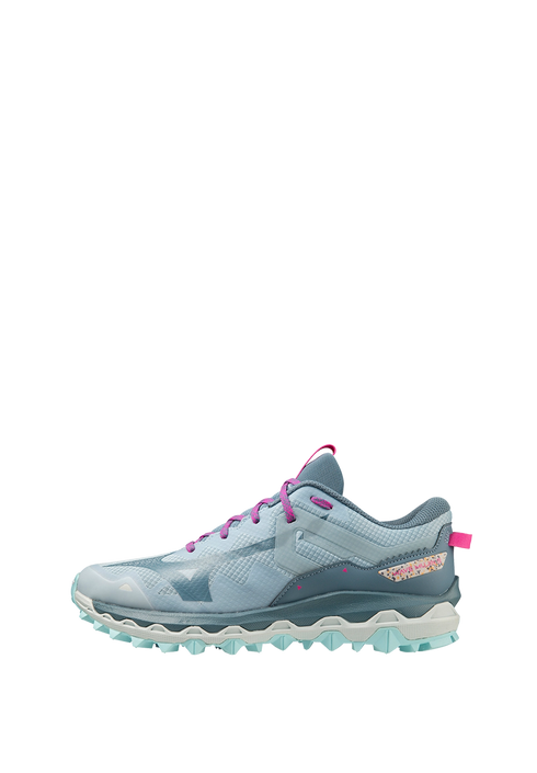 Mizuno Wave Mujin 9 Womens - Forget-Me- Not/Nimbus Cloud/Neon Pink