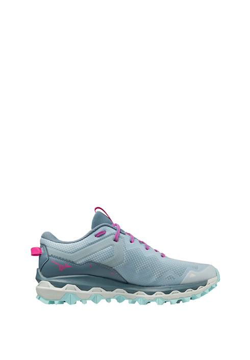 Mizuno Wave Mujin 9 Womens - Forget-Me- Not/Nimbus Cloud/Neon Pink