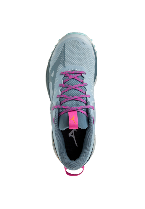 Mizuno Wave Mujin 9 Womens - Forget-Me- Not/Nimbus Cloud/Neon Pink