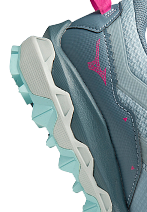 Mizuno Wave Mujin 9 Womens - Forget-Me- Not/Nimbus Cloud/Neon Pink