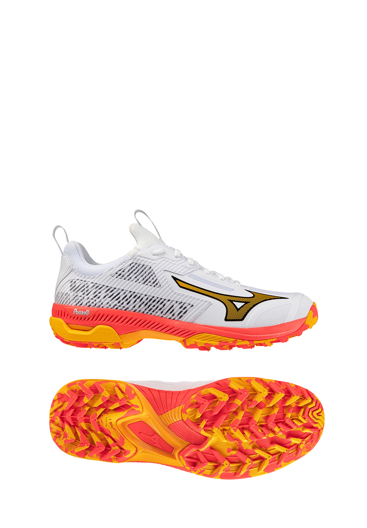 Mizuno Wave Panthera White/Fiery Coral/Citrus – The Republic