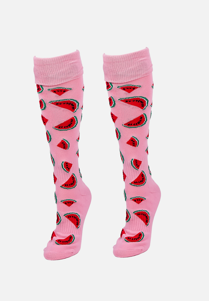 Pink Funky Socks Gryphon Funky Socks Watermelon Punch Lt Pink – The Republic of Hockey