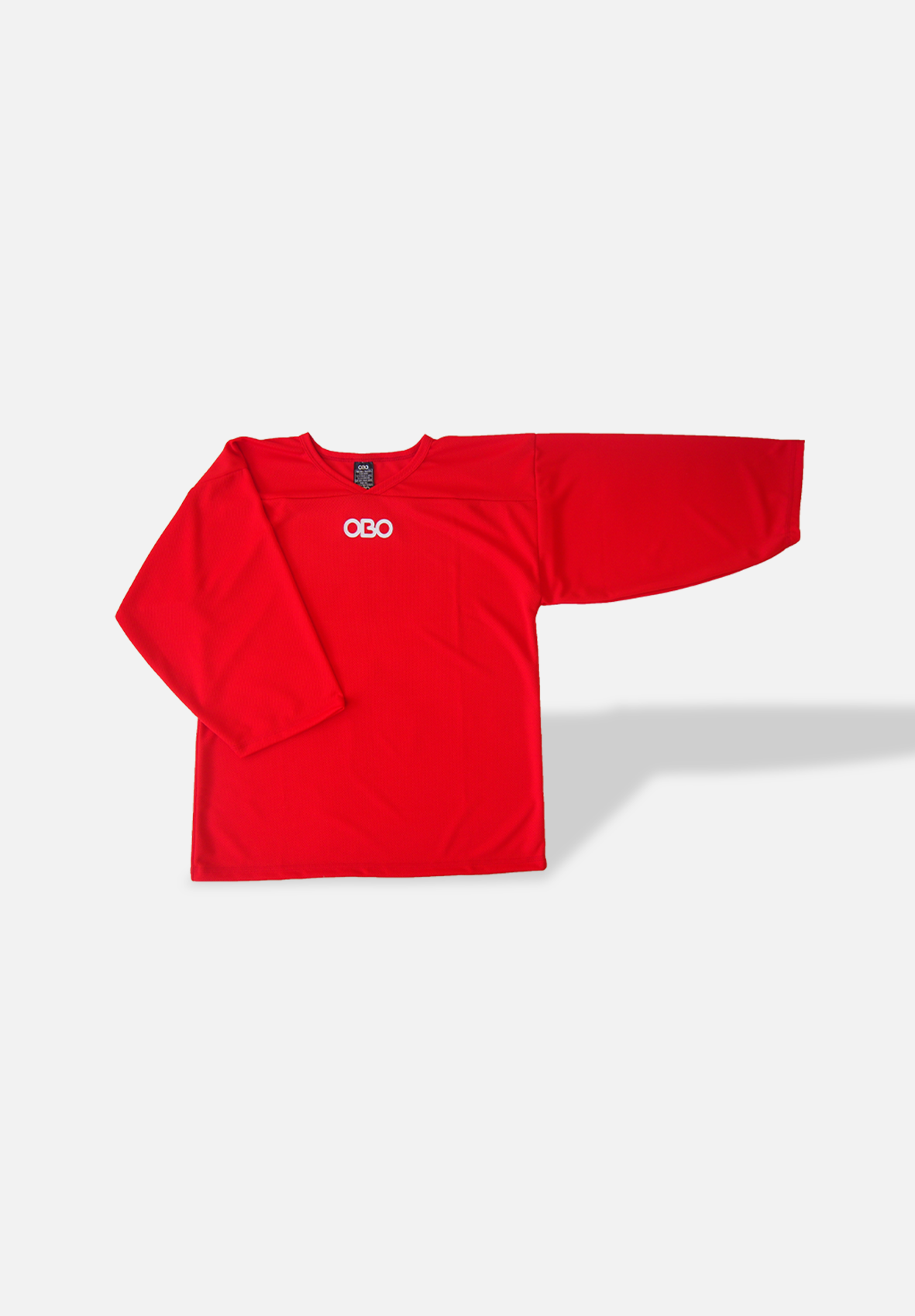 OBO Loose Fit Long Sleeve Smock - Red Large